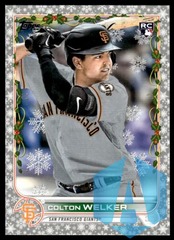 Colton Welker 2022 Topps Holiday Metallic Snowflake RC #HW26 San Francisco